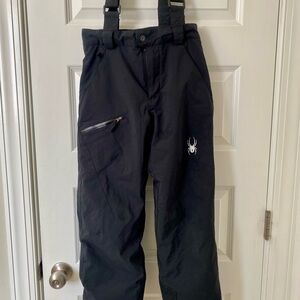 Spyder Kids Black Propulsion Insulated Pants with Removable Straps